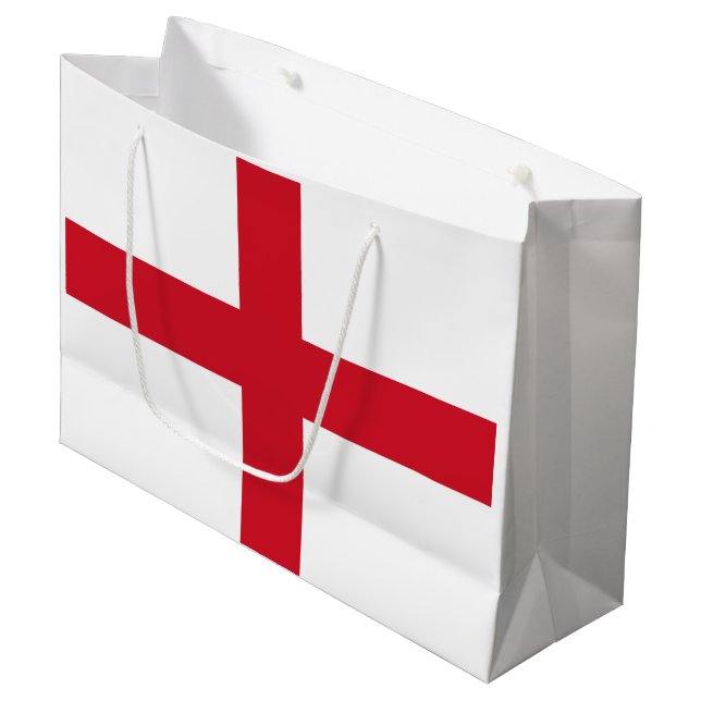 Bolsa De Regalo Grande Bandera de Inglaterra (Angulo Anverso)