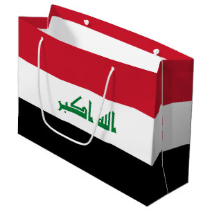 Bolsa De Regalo Grande Bandera de Iraq