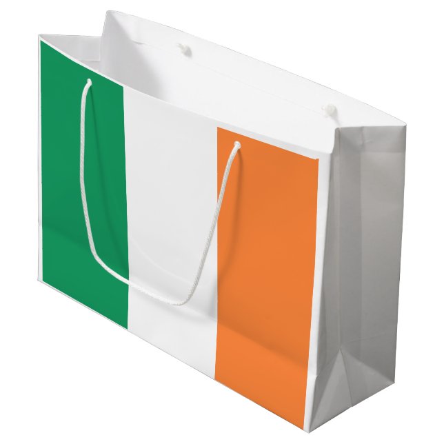 Bolsa De Regalo Grande Bandera de Irlanda (Angulo Anverso)