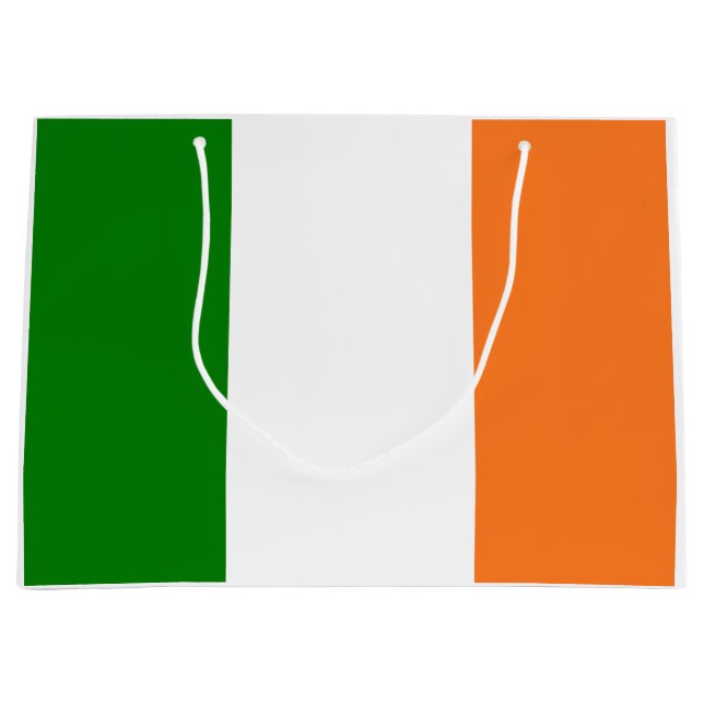 Bolsa De Regalo Grande Bandera de Irlanda Total (Anverso)