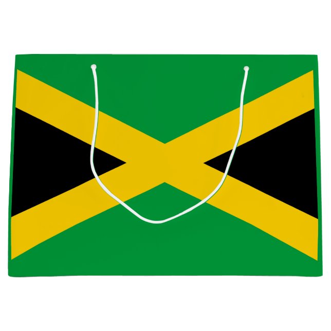 Bolsa De Regalo Grande Bandera de Jamaica (Anverso)