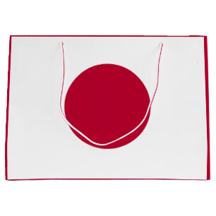 Bolsa De Regalo Grande Bandera de Japón: Hinomaru, Nisshōki, Sol Naciente