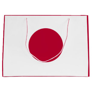 Bolsa De Regalo Grande Bandera de Japón: Hinomaru, Nisshōki, Sol Naciente