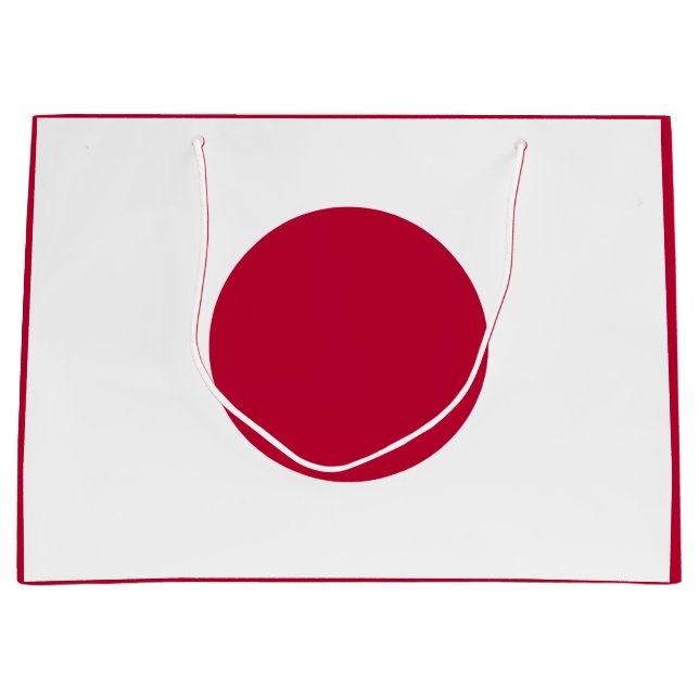 Bolsa De Regalo Grande Bandera de Japón: Hinomaru, Nisshōki, Sol rojo en  (Anverso)