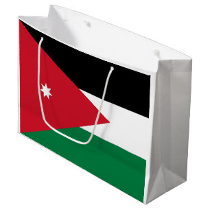 Bolsa De Regalo Grande Bandera de Jordania