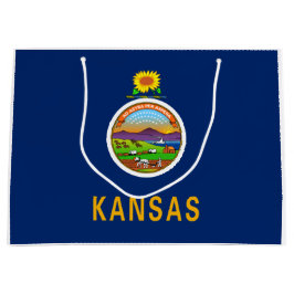 Bolsa De Regalo Grande Bandera de Kansas