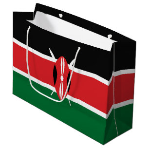 Bolsa De Regalo Grande Bandera de Kenia
