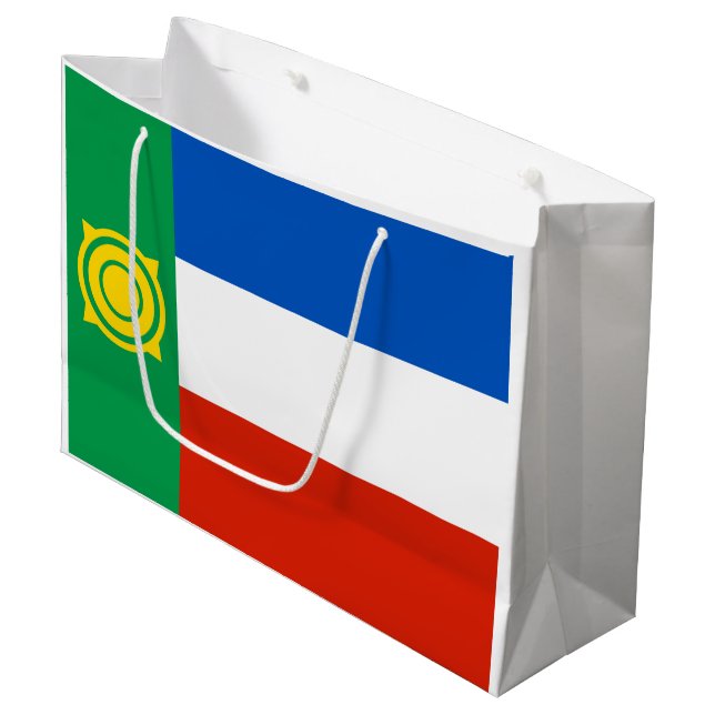 Bolsa De Regalo Grande Bandera de Khakassia (Angulo Anverso)