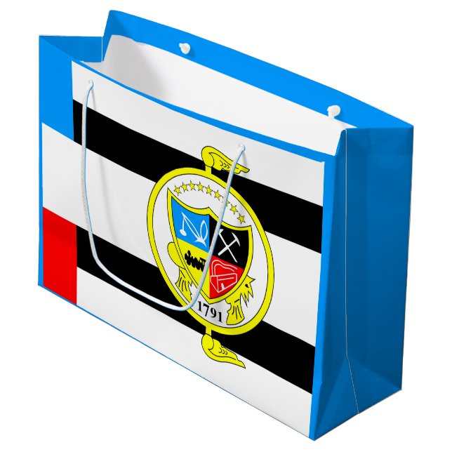 Bolsa De Regalo Grande Bandera de Knoxville, Tennessee (Angulo Anverso)