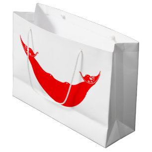 Bolsa De Regalo Grande Bandera de la Isla de Pascua