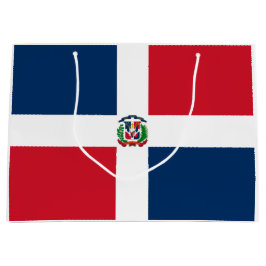 Bolsa De Regalo Grande Bandera de la República Dominicana