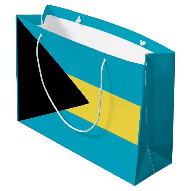 Bolsa De Regalo Grande Bandera de las Bahamas (Angulo reverso)