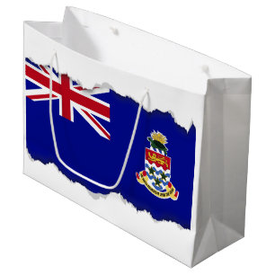 Bolsa De Regalo Grande Bandera de las Islas Caimán
