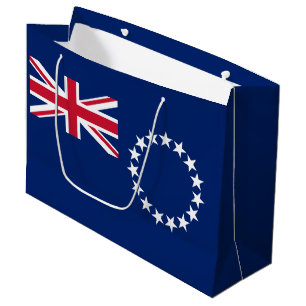 Bolsa De Regalo Grande Bandera de las Islas Cook
