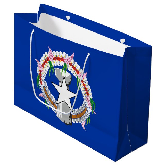 Bolsa De Regalo Grande Bandera de las Islas Marianas del Norte (Angulo Anverso)