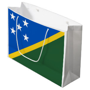 Bolsa De Regalo Grande Bandera de las Islas Salomón
