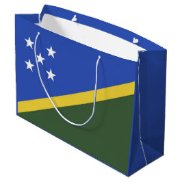 Bolsa De Regalo Grande Bandera de las Islas Salomón