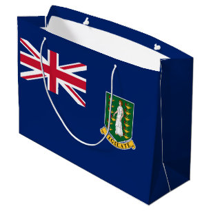 Bolsa De Regalo Grande Bandera de las Islas Vírgenes Británicas