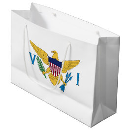Bolsa De Regalo Grande Bandera de las Islas Vírgenes de Estados Unidos