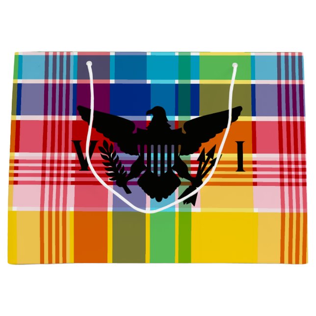 Bolsa De Regalo Grande Bandera de las Islas Vírgenes de Estados Unidos (N (Anverso)