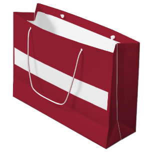 Bolsa De Regalo Grande Bandera de Letonia
