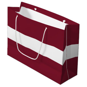 Bolsa De Regalo Grande Bandera de Letonia