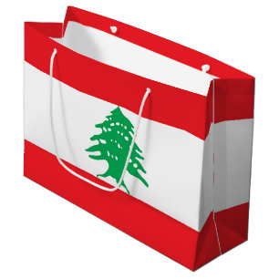 Bolsa De Regalo Grande bandera de Líbano