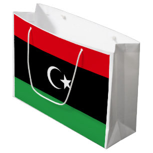 Bolsa De Regalo Grande Bandera de Libia