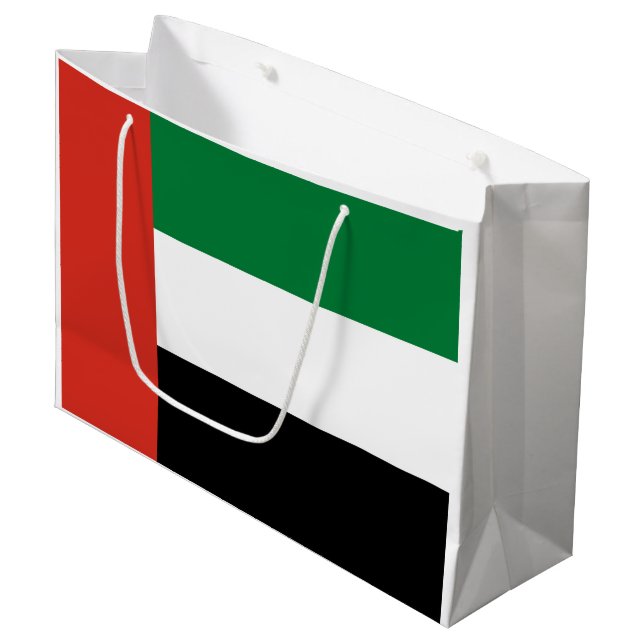 Bolsa De Regalo Grande Bandera de los Emiratos Árabes Unidos (Angulo Anverso)
