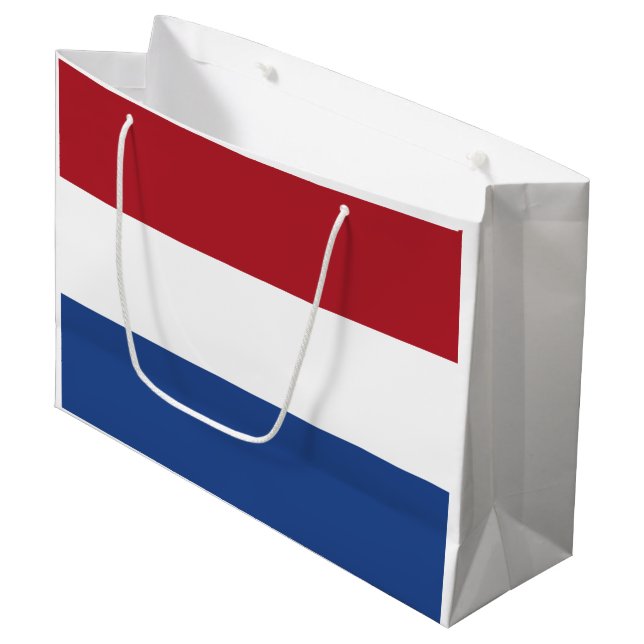 Bolsa De Regalo Grande Bandera de los Países Bajos (Angulo Anverso)