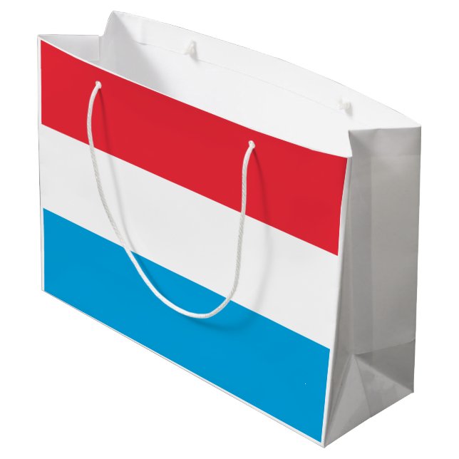 Bolsa De Regalo Grande Bandera de Luxemburgo (Angulo reverso)