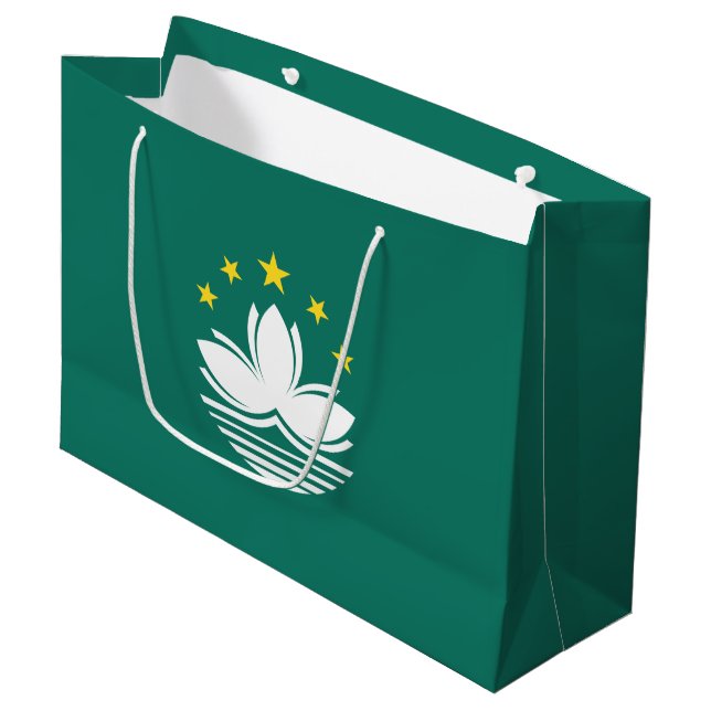 Bolsa De Regalo Grande Bandera de Macao (Angulo Anverso)