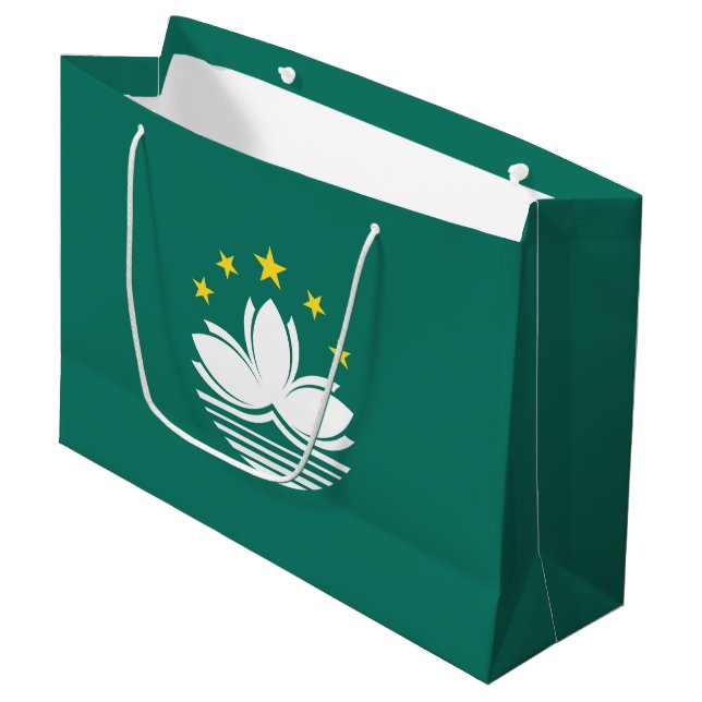Bolsa De Regalo Grande Bandera de Macao (Angulo Anverso)