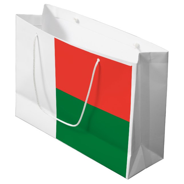 Bolsa De Regalo Grande Bandera de Madagascar (Angulo Anverso)