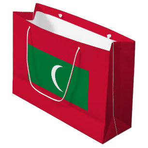 Bolsa De Regalo Grande Bandera de Maldivas