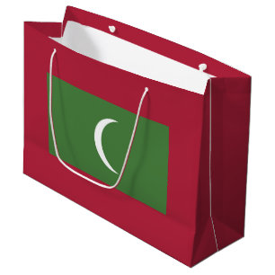 Bolsa De Regalo Grande Bandera de Maldivas
