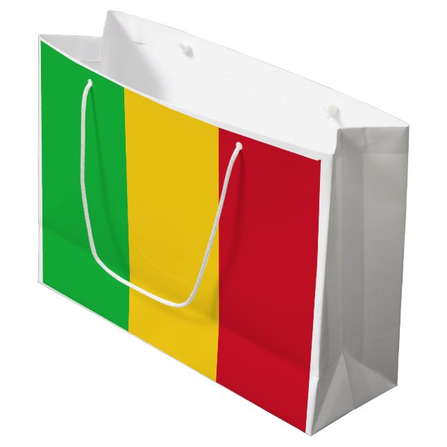 Bolsa De Regalo Grande Bandera de Mali (Angulo Anverso)