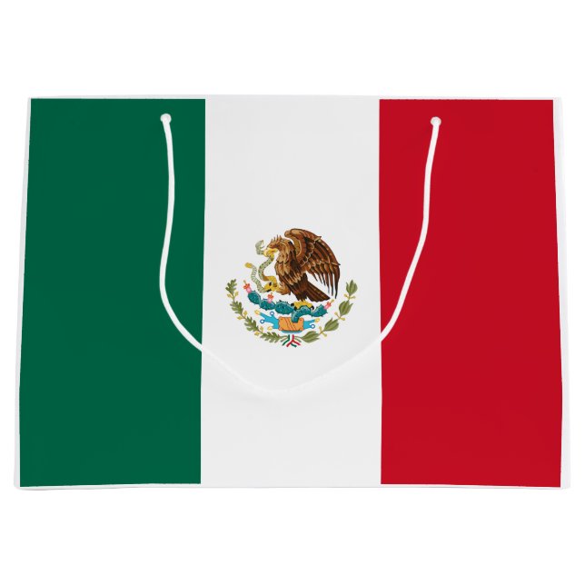 Bolsa De Regalo Grande Bandera de México (México) (Anverso)