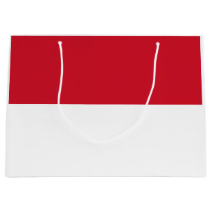 Bolsa De Regalo Grande Bandera de Mónaco