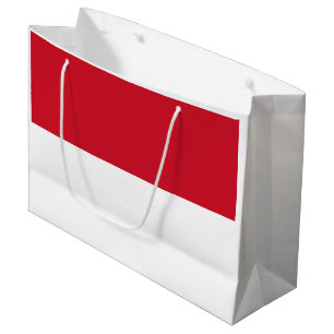 Bolsa De Regalo Grande Bandera de Mónaco