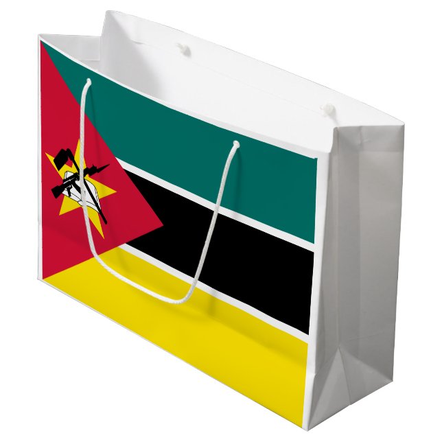 Bolsa De Regalo Grande Bandera de Mozambique (Angulo Anverso)