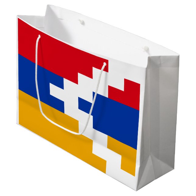 Bolsa De Regalo Grande Bandera de Nagorno Karabakh (Angulo Anverso)