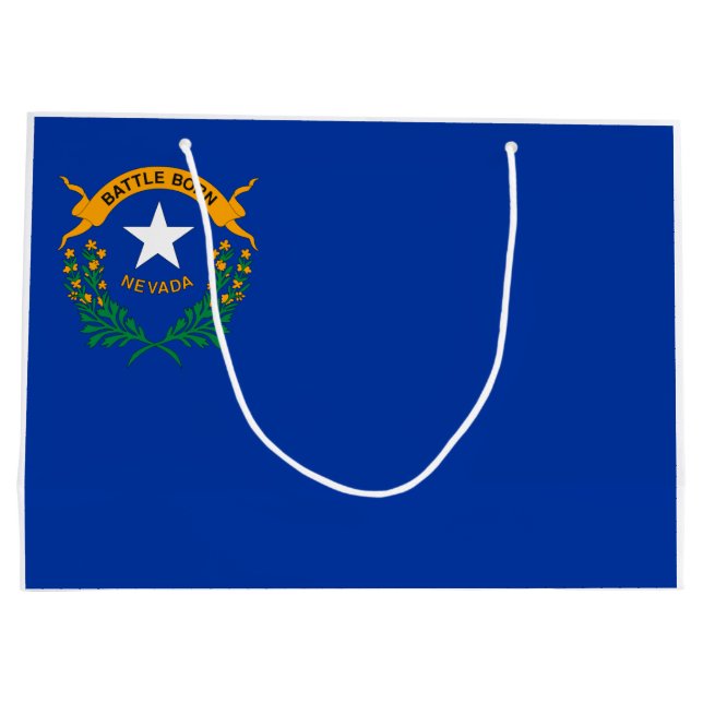 Bolsa De Regalo Grande Bandera de Nevada (Reverso)