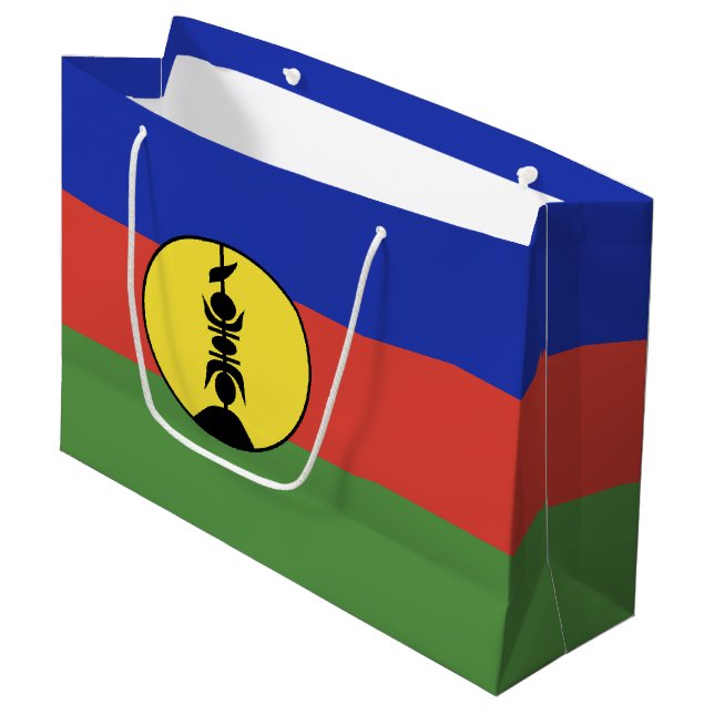 Bolsa De Regalo Grande Bandera de Nueva Caledonia (Angulo Anverso)