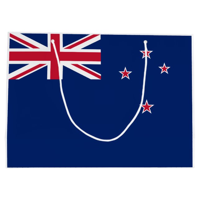 Bolsa De Regalo Grande Bandera de Nueva Zelanda (NZ) (Reverso)