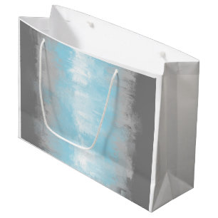 Bolsa De Regalo Grande Bandera de orgullo demiboy abstracta funky con fal