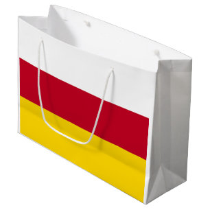 Bolsa De Regalo Grande Bandera de Osetia del Norte