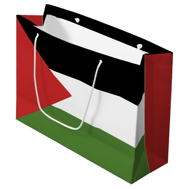 Bolsa De Regalo Grande Bandera de Palestina (Angulo Anverso)