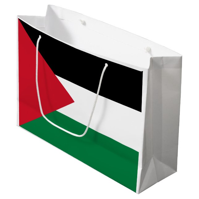 Bolsa De Regalo Grande Bandera de Palestina (Angulo Anverso)