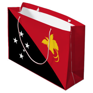 Bolsa De Regalo Grande Bandera de Papúa Nueva Guinea